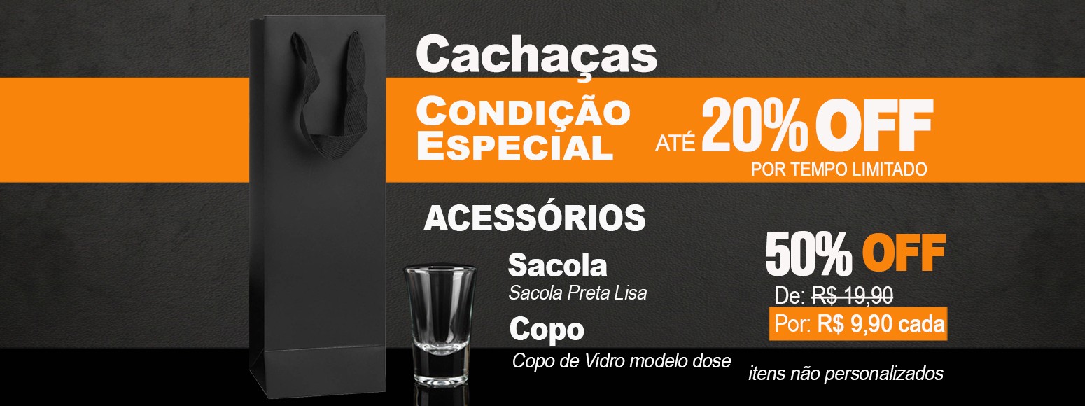 Cachaça Personalizada com Flocos de Ouro