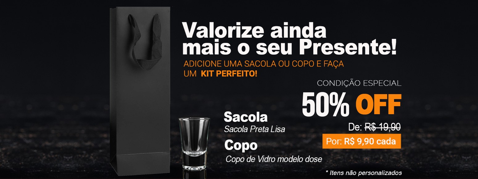 Cachaça Personalizada com Flocos de Ouro