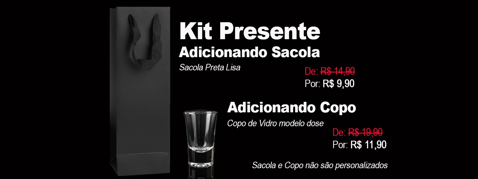 Cachaça Personalizada com Flocos de Ouro