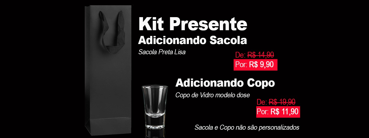 Cachaça Personalizada com Flocos de Ouro