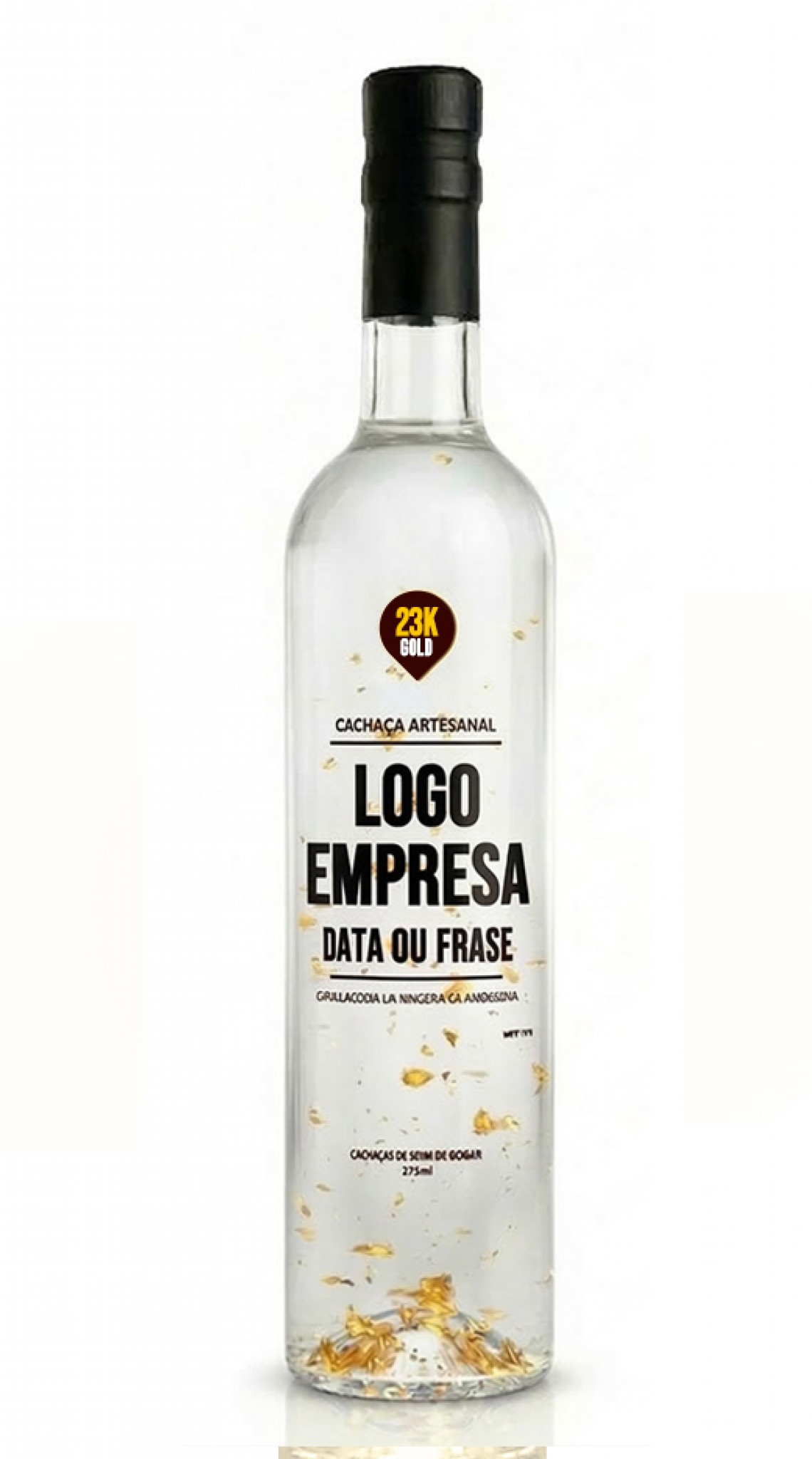 Cachaça Personalizada Tradicional com Logo