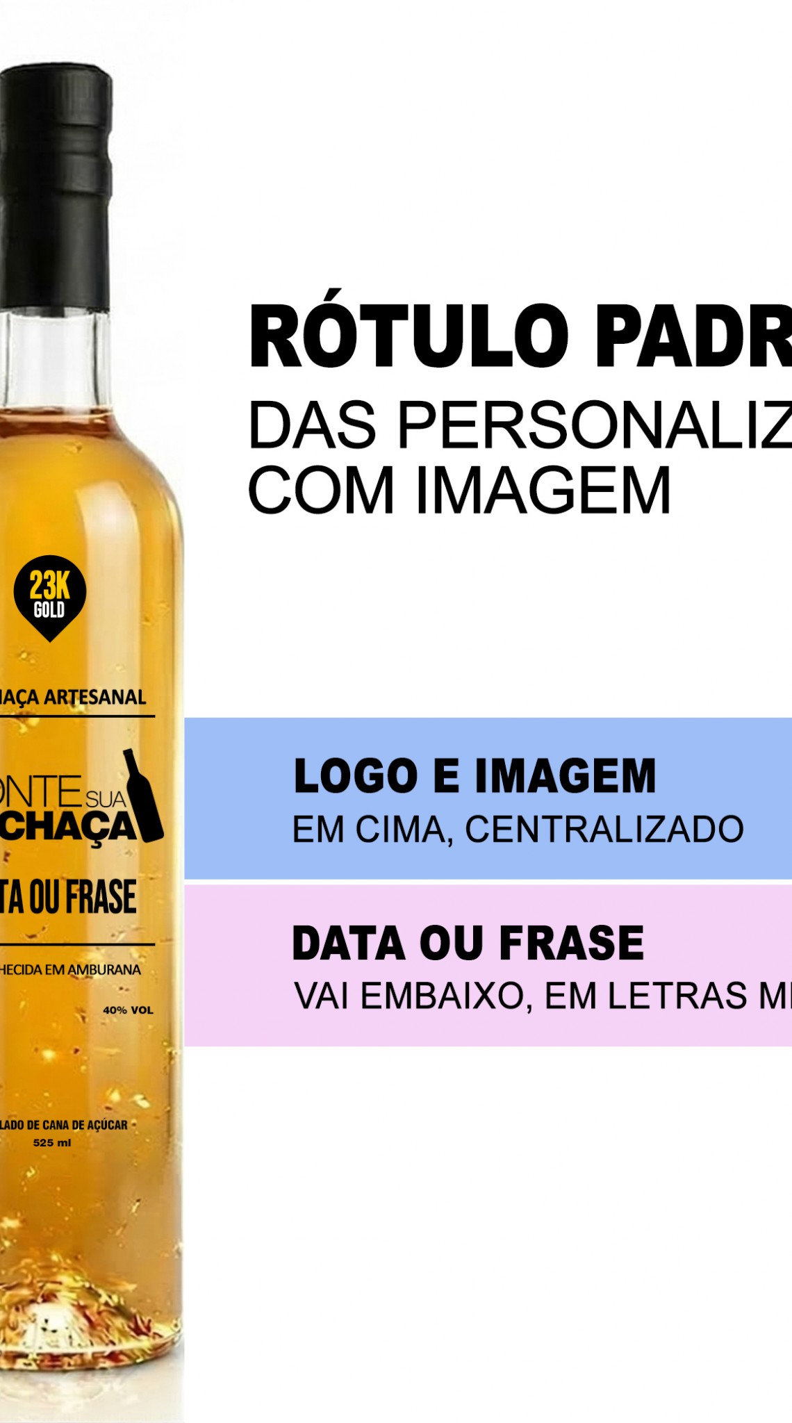 Cachaça Personalizada Amburana - IMAGEM